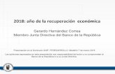 Gerardo Hernández Correa Miembro Junta Directiva del Banco ...€¦ · La Economía colombiana: Ante el final del ajuste y la recuperación de la economía mundial) caracterizó