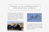 SEGUNDA LEY DE LA TERMODINÁMICA CONSIDERACIONES …quetza.edu.mx/wp-content/uploads/2020/05/601-y-602... · SEGUNDA LEY DE LA TERMODINÁMICA CONSIDERACIONES GENERALES •Las transformaciones