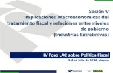 Sesión V Implicaciones Macroeconomicas del tratamiento ...search.oecd.org/tax/tax-global/Session 5 - Rodrigues.pdf · EDUCACIÓN Y SALUD 0% M. MINAS Y ENERGÍA 18% M. MEIO AMBIENTE