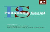 Pedagogía Social, 32 - CARM · gación que hacemos en pedagogía social. Temas como el ocio juvenil, empoderamiento y enve-jecimiento activo en personas mayores, estilos educativos