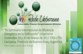 Edificación” Urbanismo Sostenible 29 y 30 de Marzo de 2017 ... · Temas propuestos para el periodo 2016/2017 Investigación en diabetes y obesidad en Iberoamérica: desarrollo