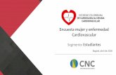 Encuesta mujer y enfermedad Cardiovascular · 4 Ficha técnica PERSONA NATURAL O JURÍDICA QUE LA REALIZÓ: Centro Nacional de Consultoría S.A. PERSONA NATURAL O JURÍDICA QUE LA
