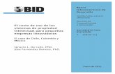 CTI El costo de uso de los sistemas de propiedad intelectual COVER€¦ · (PEI) en Chile, Colombia y México sobre la efectividad de los sistemas legales de protección de la propiedad