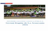 Seremi Región de La Araucanía 2016publico.mma.gob.cl/cuentapublica/doc/2016/informe-cuenta... · 2017. 6. 8. · Tabla 24 Proyectos Rechazados en el SEIA año 2016. 78 Tabla 25
