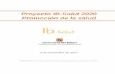 Proyecto IB-Salut 2020 Promoción de la saludLa Rioja Extremadura Castilla-La Mancha C. Valenciana I. Baleares Canarias Andalucía Madrid--(--) % del PIB MILL de euros % del PIB por