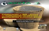 Colaboración de IMP con instituciones canadienses geomecánica · 2019. 4. 18. · Mexicanos (Pemex), la Universidad de Al-berta y el IMP, que participamos en el pro-yecto. Todos
