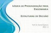 LÓGICA DE PROGRAMAÇÃO PARA ENGENHARIA · (Aula 8) – PARCIAL / COMPLETO Material Didático Fundamentos da Programação de Computadores – Parte 1 – Páginas 50 a 92.