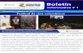 Presentación de PowerPoint · Boletín De enero a agosto de 2017 En el marco de la muestra cinematográfica colombiana 2015 –2017, la Encargada de Negocios en Azerbaiyán, Marta