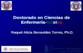 Doctorado en Ciencias de Enfermería-México€¦ · Doctorado en Ciencias de Enfermería • (2003-2006) la primer generación de 8 estudiantes del primer doctorado en ciencias de