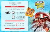 Salidas Puebla Septiembre - Six Flags · excursiÓn desde puebla compra tus boletos con anticipaciÓn ofrecemos atenciÓn personalizada prÓximas salidas: 12 y 13 de septiembre 2020
