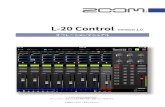 L-20 Control version オペレーションマニュアル...3 L-20 Controlをインストールする 1． iOS機器でApp Storeを起動し、「L-20 Control」を検索する。