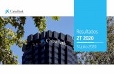 Resultados 2T 2020 - CaixaBank · 2020. 8. 19. · 3 Resultado atribuido de 115MM€en 2T (+31% i.a.) y 205MM€en 1S (-67% i.a.) con RoTE (acumulado 12M) en 5,6% Compromiso continuo