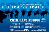 20180824 Flyer CONSONO Path of Miracles · 2018. 8. 27. · Path of Miracles CONSONO pilgert durch Klang und Raum So. 23.09.18 17 Uhr Aachen Annakirche So. 11.11.81 15 Uhr Mannheim