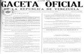 MPPPST – Ministerio del Poder Popular para el Proceso ......RAFAEL CALDERA LA REPUBLICA DE VENEZUELA 293.417 Artículo 20: Se mantienen en vigencia Ios artículos Segundo (20), Cuarto