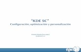 “KDE SC” · Akonadi Es el mecanismo de acceso al almacenamiento para todos los datos del PIM (Personal Information Manager - Gestor de Información Personal) en KDE SC 4.