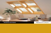 Ventanas para tejado · 2019. 10. 24. · Basculante Serie 43-PVC Apertura pivotante 12 Ventana para tejado Roto serie 43-PVC de color blanco, ideal para instalar en cocinas, baños