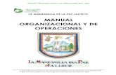 MANUAL ORGANIZACIONAL Y DE OPERACIONES · MANUAL ORGANIZACIONAL Y DE OPERACIONES 2018 - 2021 3Este Manual se ratificó el 30 de Noviembre/2018 en acta de cabildo No. 4 y publicado