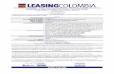 Prospecto Leasing Colombia 2006 v6 - bvc · 2012. 11. 10. · numeral 1.2.9 del presente prospecto, el monto mínimo será el equivalente al valor residual de diez (10) Bonos Ordinarios