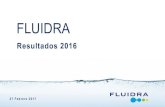 Presentación de PowerPoint - Fluidra€¦ · Resultados 2016 – Hechos destacados 4 • Fluidra ha adquirido el 70% del capital de SIBO B.V., compañía holandesa líder en piscinas
