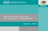 Boletín Estadístico de Sofoles y Sofomers€¦ · Boletín Estadístico de Sofoles y Sofomers Marzo 2011. 3 Presentación 5 Evaluación de la calidad y oportunidad de la información