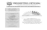 SEGUNDO SUPLEMENTO · Asamblea Nacional discutió y aprobó el “PROYECTO DE LEY ORGÁNICA REFORMATORIA A LA LEY ORGÁNICA DEL CONSEJO DE PARTICIPACIÓN CIUDADANA Y CONTROL SOCIAL