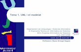 Tema 1. UML i el modelatmermaja.act.uji.es/itis/IS31/is310708_tema1.pdf · Estandarización del OMG (Junio 1999) UML 1.3 Estandarización del OMG (Septiembre 2001) UML 1.4 (Julio