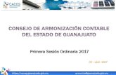Primera Sesión Ordinaria 2017caceg.guanajuato.gob.mx/sites/default/files/training/presentación... · Primera Sesión 1. Presentación para aprobación del Plan Anual de Trabajo.