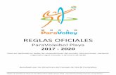REGLAS OFICIALESparavolleypanam.com/.../2020/...PARAVOLEIBOL-PLAYA.pdf · Reglas de Voleibol de Playa de Pie Oficial 2017-2020 / Enero 2018 - Mundial ParaVolley (Versión en Español)