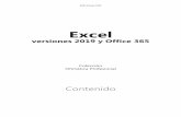 Excel - ediciones-eni.com · Ediciones ENI Excel versiones 2019 y Office 365 Colección Ofimática Profesional Contenido