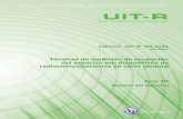Informe UIT-R SM.2154 - Técnicas de medición de ocupación ...Implantes médicos En cualquier lugar pero principalmente en hospitales y centros sanitarios Los dispositivos de identificación