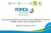 POMCA del Río Aburra (NSS 2701-01) - Concejo de Medellín...2018/10/23  · ABURRA ² NSS (2701-01), LOCALIZADA EN EL DEPARTAMENTO DE ANTIOQUIA JURISDICCIÓN DE LA CORPORACIÓN AUTÓNOMA