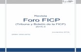 Fundación Internacional de Ciencias Penales ......Foro FICP –Tribuna y Boletín de la FICP () Nº 2015-3 noviembre) 3 La Fundación Internacional de Ciencias Penales (FICP), que