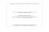ASAMBLEA LEGISLATIVA DE LA REPÚBLICA DE COSTA RICA“N-49.pdf · ACTA ORDINARIA N.º 49 DE 4-8-2015 ÁREA DE ACTAS, SONIDO Y GRABACIÓN 4 Presidente Rafael Ortiz Fábrega: Con treinta