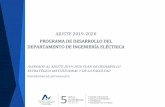 AJUSTE 2019-2020 plan de desarrollo estrategico institucional...AJUSTE PROGRAMA DE DESARROLLO DEL DEPARTAMENTO DE INGENIERÍA ELÉCTRICA 2019-2020 VALORES Pluralismo: La Universidad
