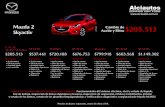 Cambio de $205.513 Skyactiv · 2020. 6. 9. · Precios incluyen: Repuestos, mano de obra e IVA. Cambio de Mazda 3 Aceite y ﬁltro $193.060 Skyactiv Reemplazar Reemplazar 5, 15, 25,