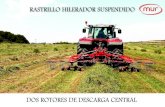 RASTRILLO HILERADOR SUSPENDIDO - Agricola Mur · Rastrillo Mecánico Suspendido Serie CM 5.502, CM 6.002 y CM 6.402 (Anchura de trabajo: 5.50, 6 y 6.40 metros) El funcionamiento de