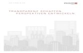 New TRANSPARENZ SCHAFFEN. PERSPEKTIVEN ENTWICKELN. · 2016. 10. 13. · RGM Porfolio Service GmbH, Düsseldorf RGM Technische Services GmbH, Düsseldorf KLUGE Unternehmensgruppe,