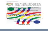 Viceministerio de Comunicación - Bolivia | Sitio oficial del ... · Web viewAprobado Mediante Resolución Ministerial N 751 de 27 de junio de 2018Elaborado en base al Decreto Supremo