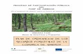 PROCESO DE PARTICIPACIÓN PÚBLICA DEL PORF DE AMBROZgeaweb.com/porfambroz/doc/info_trabajo.pdfPlan de ordenación de los recursos forestales DE AMBROZ PROCESO DE PARTICIPACIÓN PÚBLICA