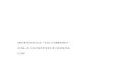 INJUSTICIA “IN LIMINE”€¦  · Web viewfinalmente el recurso de inconsticionalidad contra las sentencias arbitrarias es rechazada “in limine” por la sala constitucional