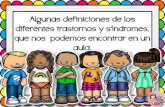El portal de la educación - Orientación Andújar - Recursos ... · mentales y conductuales que forma parte de los trastornos del espectro autista. La persona afectada muestra diffcultades