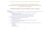 ELECCIONES MUNICIPALES, 22 DE MAYO DE 2011 … · Elecciones municipales, mayo 2011. Candidatura del PSOE. Rocafort (Valencia) 2 INTRODUCCIÓN: UN PROGRAMA BASADO EN LA EFICACIA,