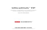 UltraDish TP€¦ · UltraDish™ TP Pre – instalación El bracket se encuentra pre-ensamblado para la instalación en el lado izquierdo del polo de montaje. Si usted necesita intercambiarlo
