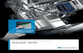 Videojet 6230 · 2020. 5. 13. · cambios rápidos y un funcionamiento más eficaz • Conectividad Bluetooth® que permite que los operarios puedan controlar la impresión desde