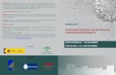 PRESENTACIÓN - catedrahidralia.ugr.escatedrahidralia.ugr.es/wp-content/uploads/2017/10/Seminario.pdfDe todas estas novedades legislativas el presente seminario se quiere centrar en