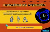 HORARIOS DE ATENCIÓN - Surtimax · HORARIOS DE ATENCIÓN Recuerda todos los días tenemos horario exclusivo para adulto mayor, mujer embarazada, personas con discapacidad. De 7:00