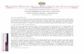 B OFICIAL DE LA PROVINCIA DE VALLADOLID · Ayuntamiento Pleno en sesiones celebradas los días 10 de mayo de 1993 y 6 de julio de 1998 (B.O.P. de Valladolid de 4-06-93 y de 28-07-98).