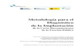 Metodología para el Diagnóstico de la Implantación · 4 3. Propuesta: una Metodología de Diagnóstico que refleje el grado de implantación de la Carta Iberoamericana de la Función