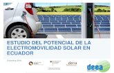 ESTUDIO DEL POTENCIAL DE LA ELECTROMOVILIDAD SOLAR EN ECUADOR€¦ · centrales hidroeléctricas y térmicas: la energía hidroeléctrica representa alrededor del 50% de la combinación