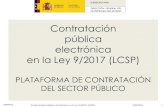 Contratación pública electrónica en la Ley 9/2017 (LCSP)socinfodigital.es/wp-content/uploads/2019/07/GabrielSanchezDorron… · Perfil de contratante (Buyer profile) en la LCSP